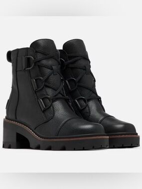 NWT SOREL Joan Now™ Lace-Up Waterproof Women's Bootie- Size 5.5